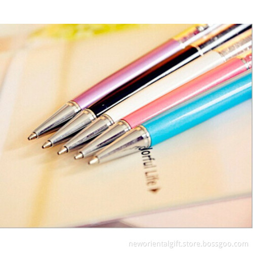 Delicate crystal ball pen